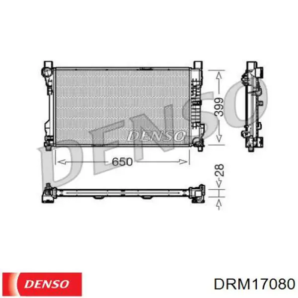 Радиатор DRM17080 Denso