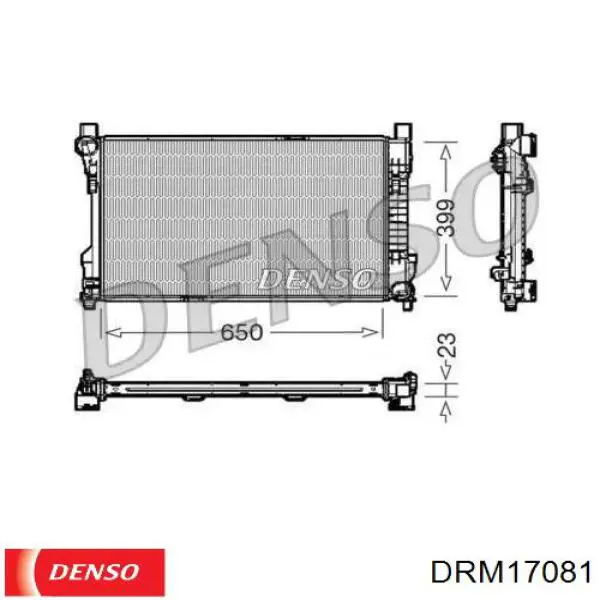 DRM17081 Denso Радиатор основной
