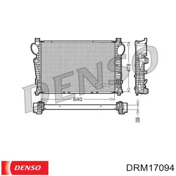 Радиатор DRM17094 Denso