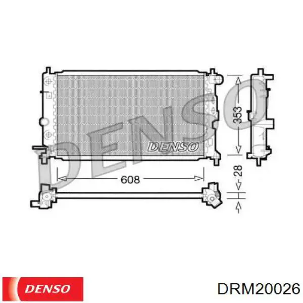 Радиатор DRM20026 Denso