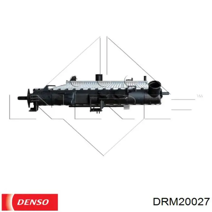 Radiador refrigeración del motor DRM20027 Denso