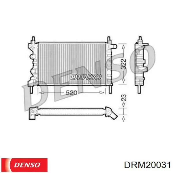 Радиатор DRM20031 Denso