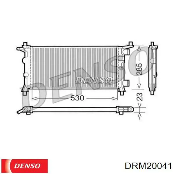 Радиатор DRM20041 Denso