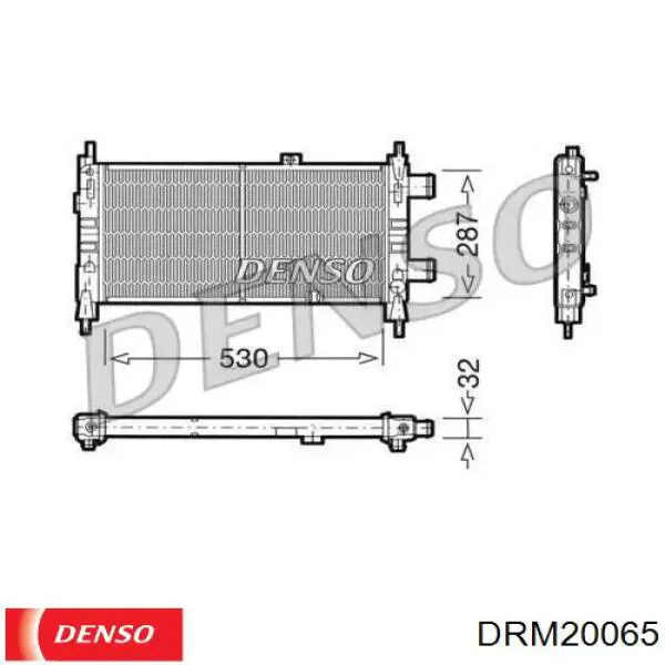 Радиатор DRM20065 Denso