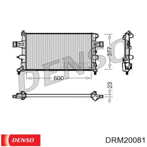 Радиатор DRM20081 Denso