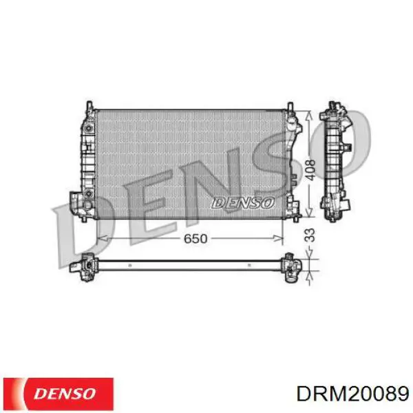 Радиатор DRM20089 Denso