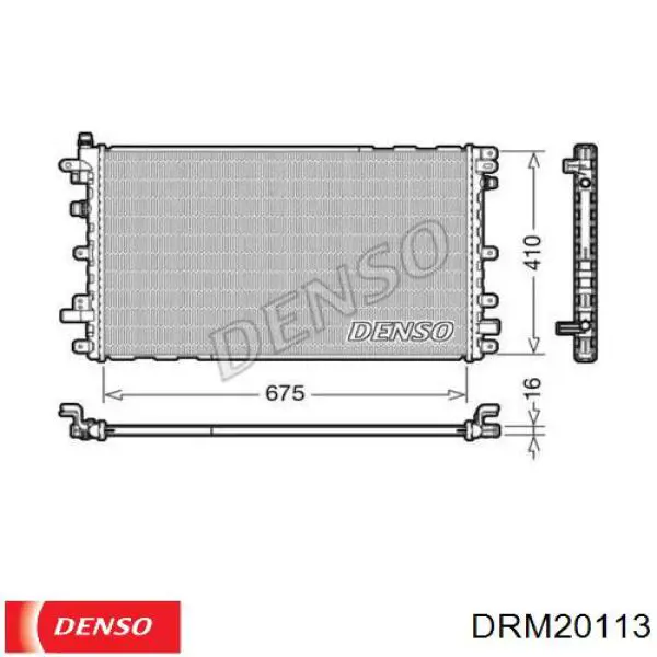 Радиатор DRM20113 Denso