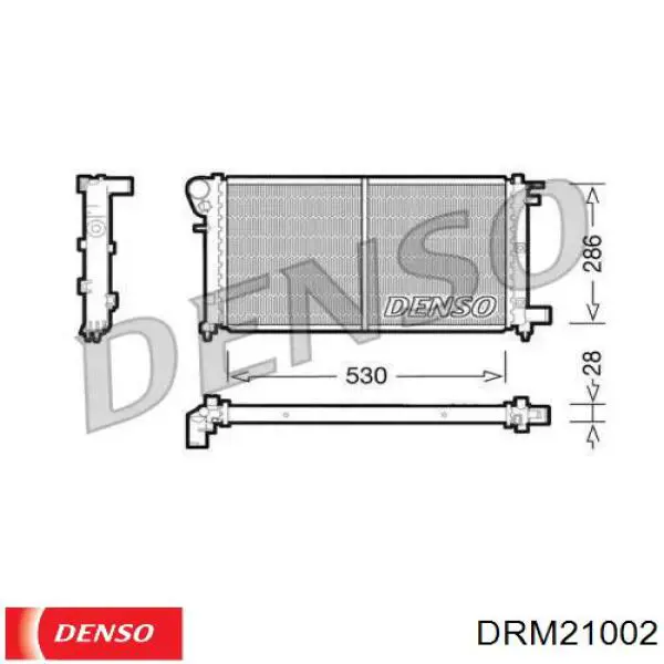 Радиатор DRM21002 Denso