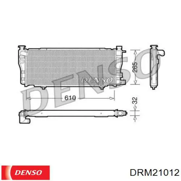 Радиатор DRM21012 Denso