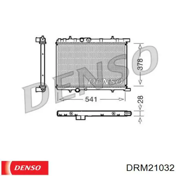 Радиатор DRM21032 Denso