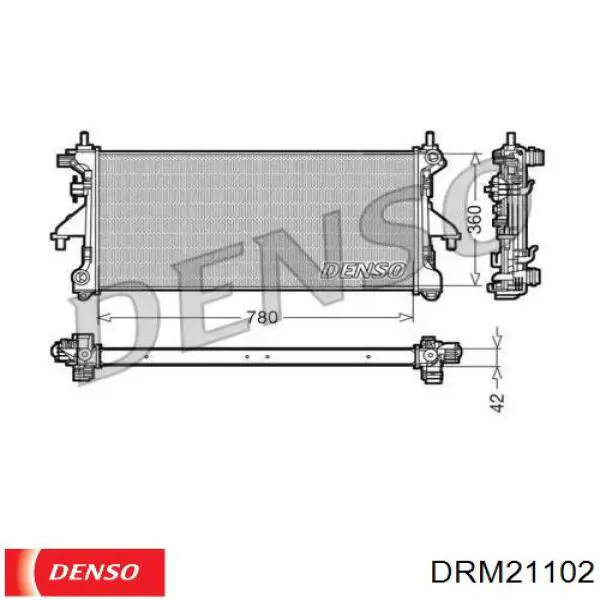DRM21102 Denso радиатор