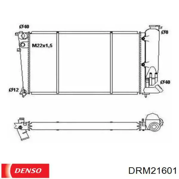 Радиатор DRM21601 Denso