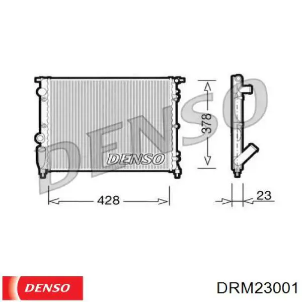 Радиатор DRM23001 Denso