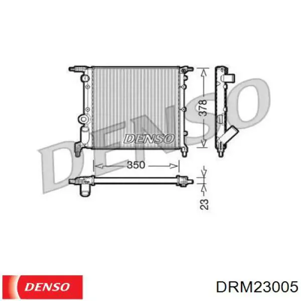 DRM23005 Denso радиатор