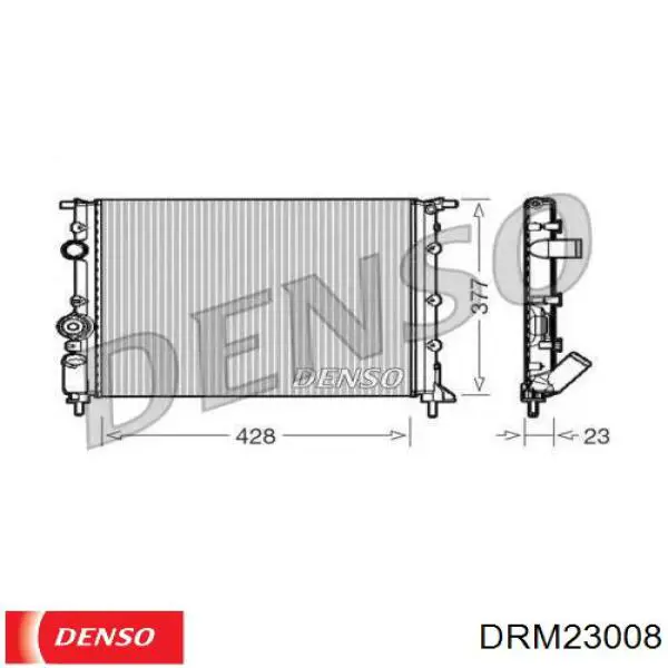DRM23008 Denso радиатор