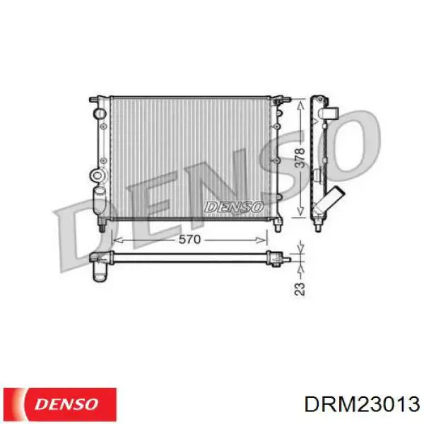 Радиатор DRM23013 Denso