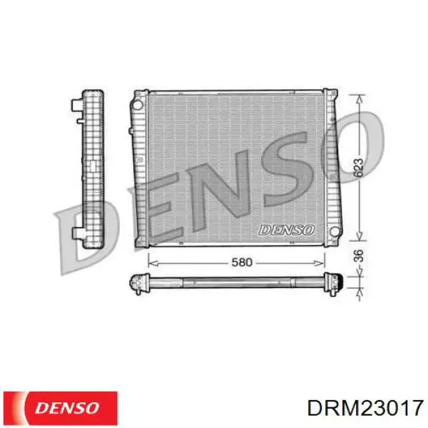 Радиатор DRM23017 Denso