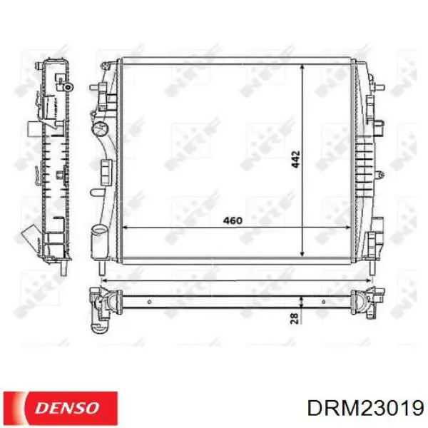 Радиатор DRM23019 Denso