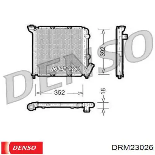 Радиатор DRM23026 Denso