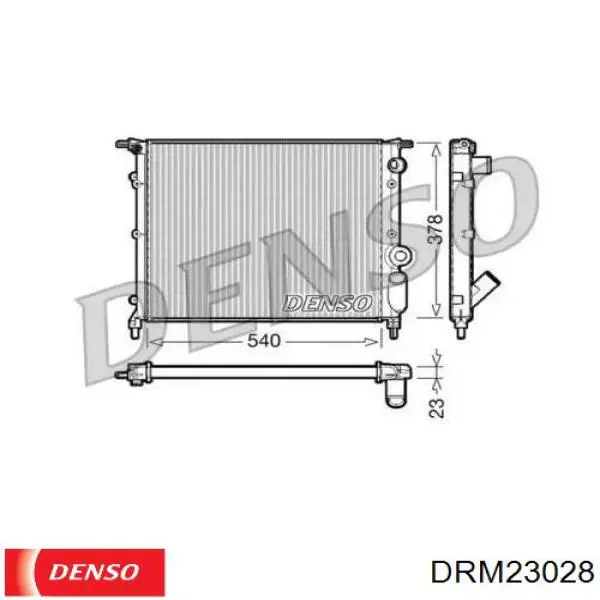 Радиатор DRM23028 Denso