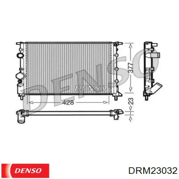 DRM23032 Denso радиатор