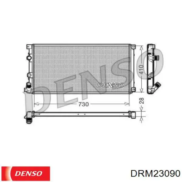 DRM23090 Denso радиатор