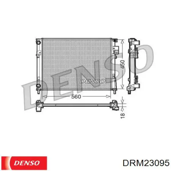 Радиатор DRM23095 Denso