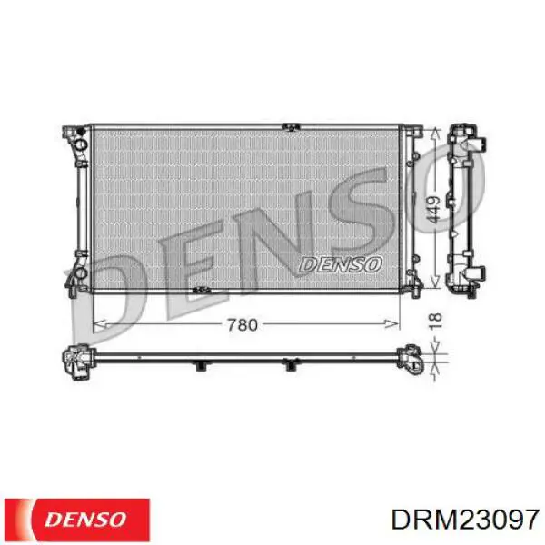 Радиатор DRM23097 Denso