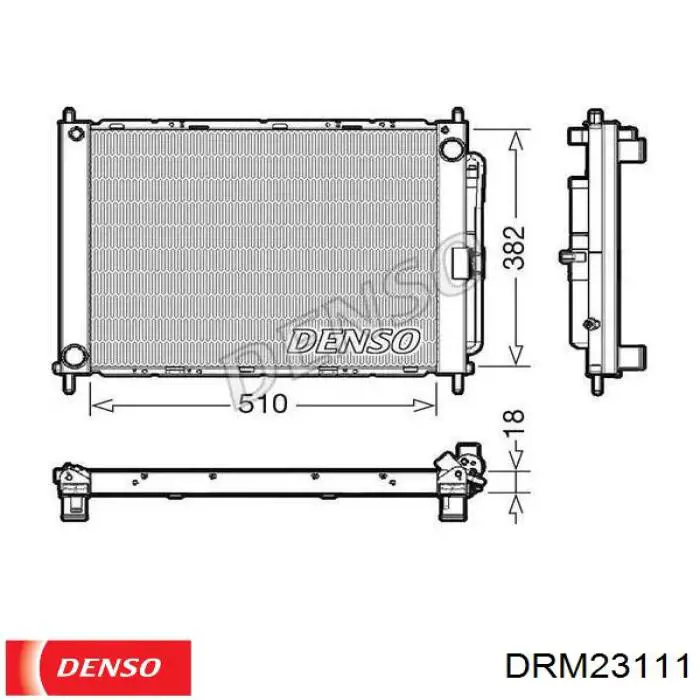 Радиатор DRM23111 Denso