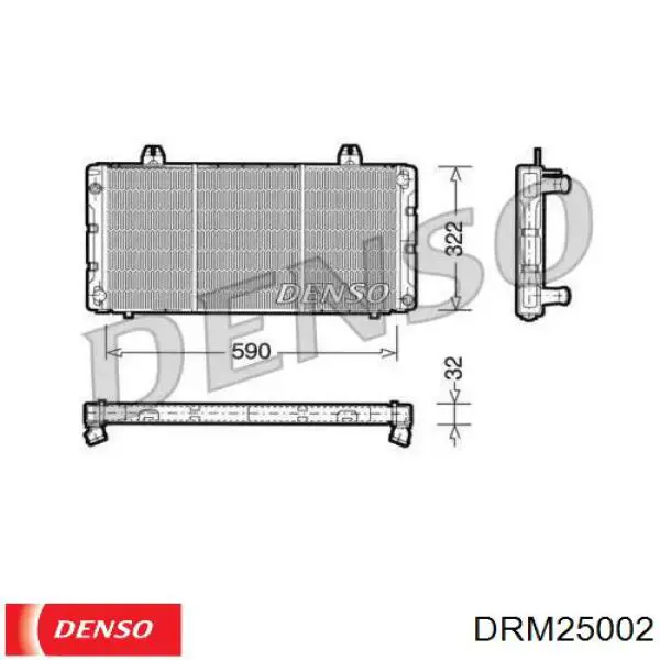 Радиатор DRM25002 Denso