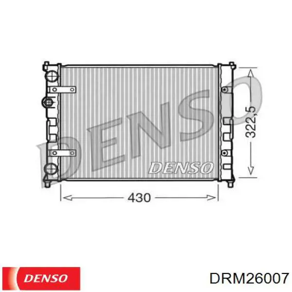 DRM26007 Denso радиатор