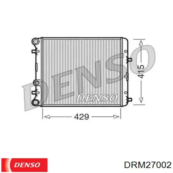 DRM27002 Denso радиатор