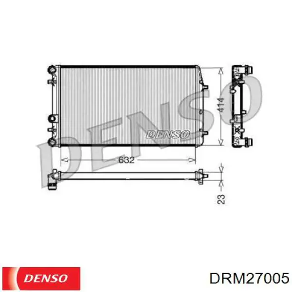 Радиатор DRM27005 Denso