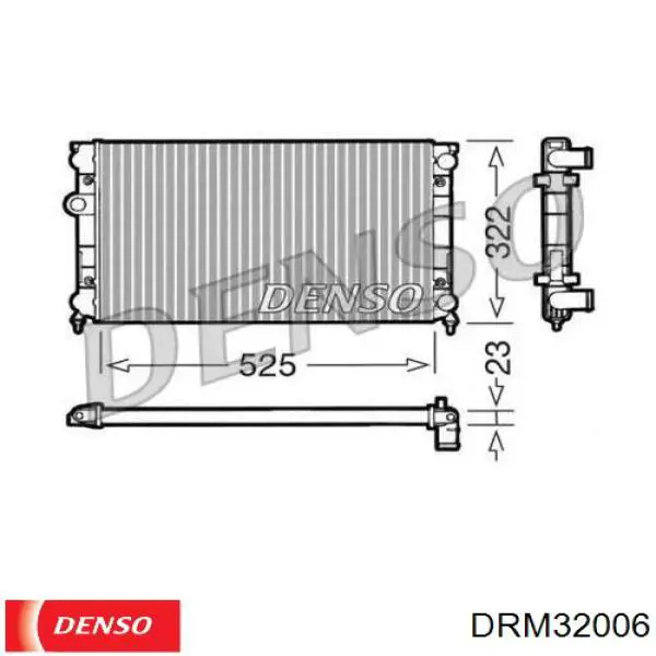 Радиатор DRM32006 Denso