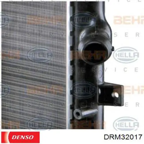 Купить DRM32017 Denso Радиатор водяной