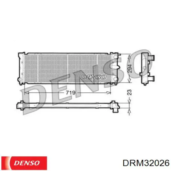 Радиатор DRM32026 Denso