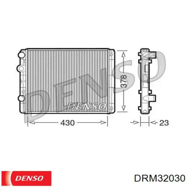 DRM32030 Denso радиатор