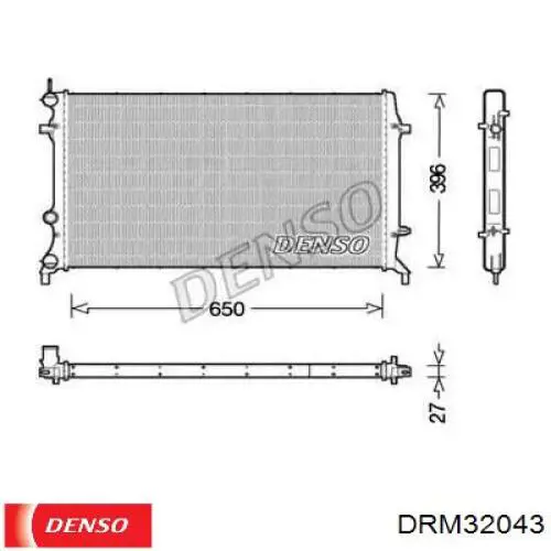 Радиатор DRM32043 Denso