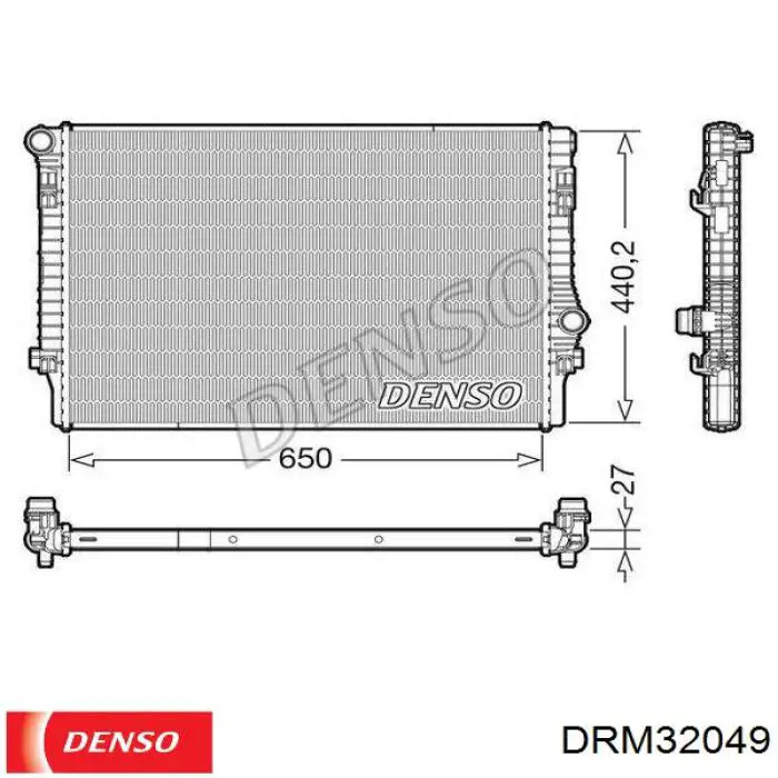 Радиатор DRM32049 Denso