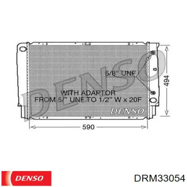 Радиатор DRM33054 Denso