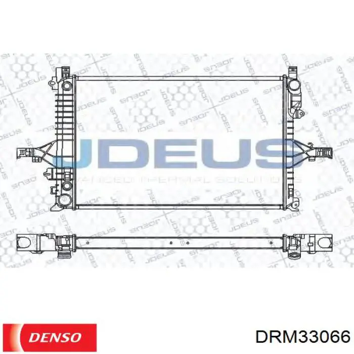 Радиатор охлаждения двигателя Denso DRM33066 цена, от 125.62 USD
