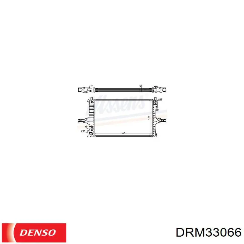 Радиатор DRM33066 Denso