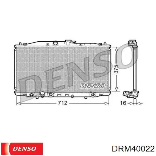 Радиатор DRM40022 Denso