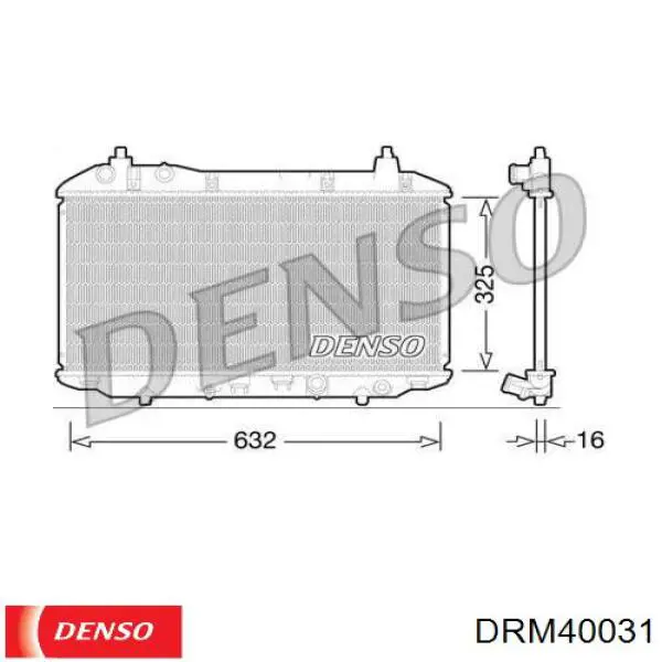 Радиатор DRM40031 Denso