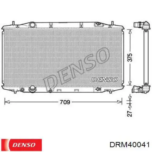 Радиатор DRM40041 Denso