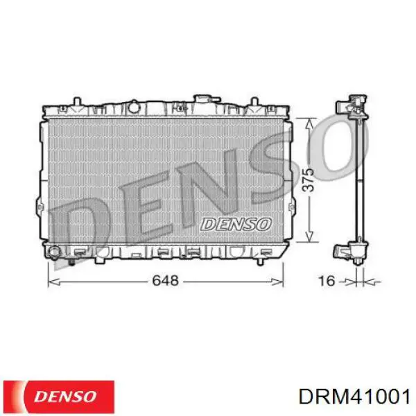DRM41001 Denso радиатор