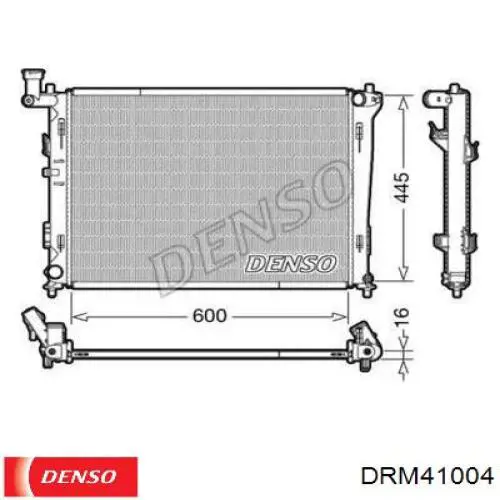 Радиатор DRM41004 Denso