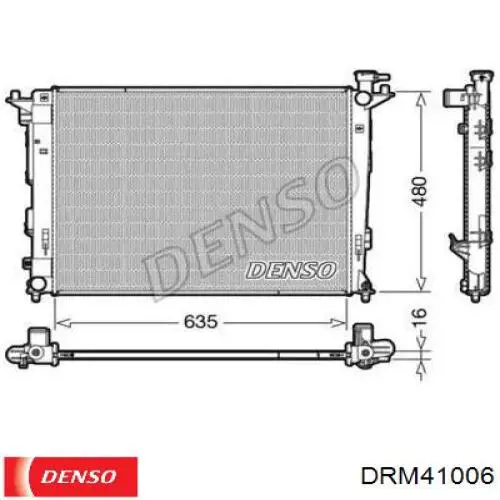 Радиатор DRM41006 Denso