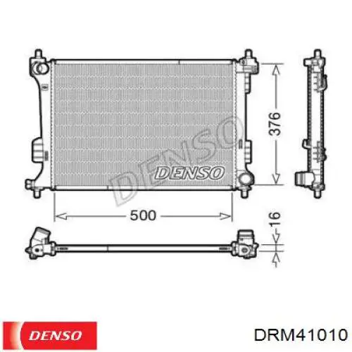 Радиатор DRM41010 Denso