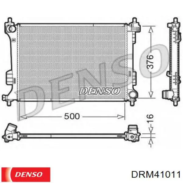 Радиатор охлаждения Depo/Loro/Abakus 0190170032